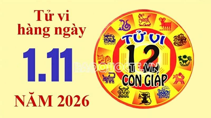 Tử vi hôm nay, xem tử vi 12 con giáp hôm nay ngày 1/11/2026: