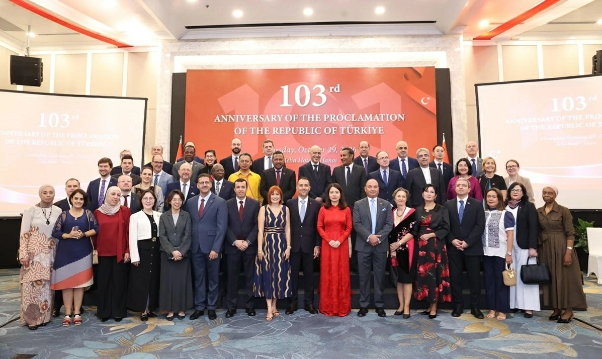 Thứ trưởng Bộ Ngoại giao Nguyễn Minh Hằng dự Lễ kỷ niệm 103 năm Quốc khánh Thổ Nhĩ Kỳ