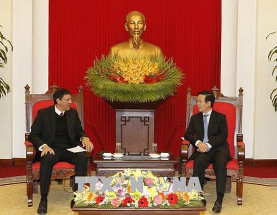 cuban communist party delegation welcomed in ha noi