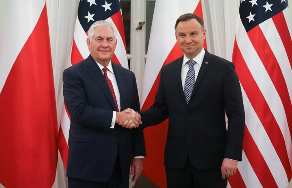 Mỹ và Ba Lan thảo luận về vấn đề năng lượng