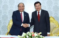 vietnamese lao pms co chair inter governmental committee meeting