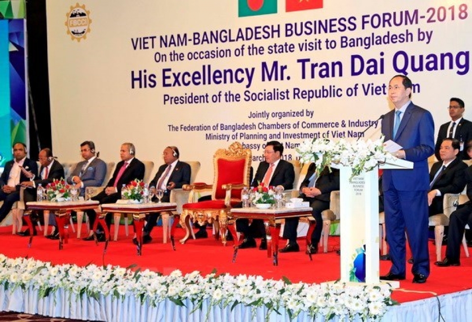 president urges firms of vietnam bangladesh to create impetus for trade ties