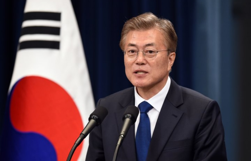 Tổng thống Hàn Quốc cam kết chủ động giải quyết vấn đề Triều Tiên