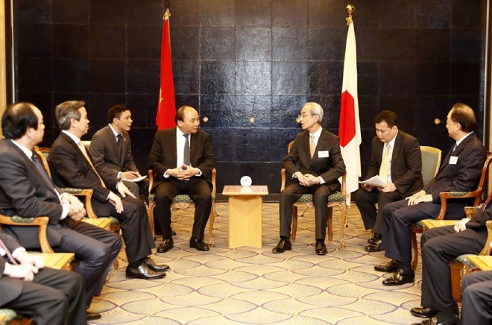 prime minister meets japanese entrepreneurs