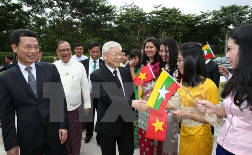 party chiefs visits create new momentum for ties with indonesia myanmar