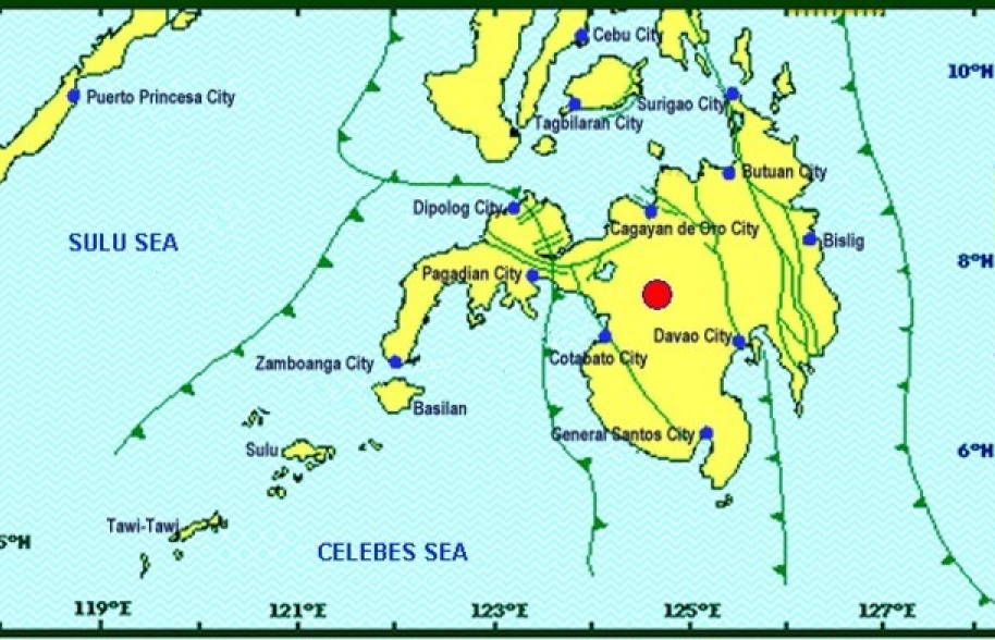 Động đất 5,4 độ richter ở Philippines