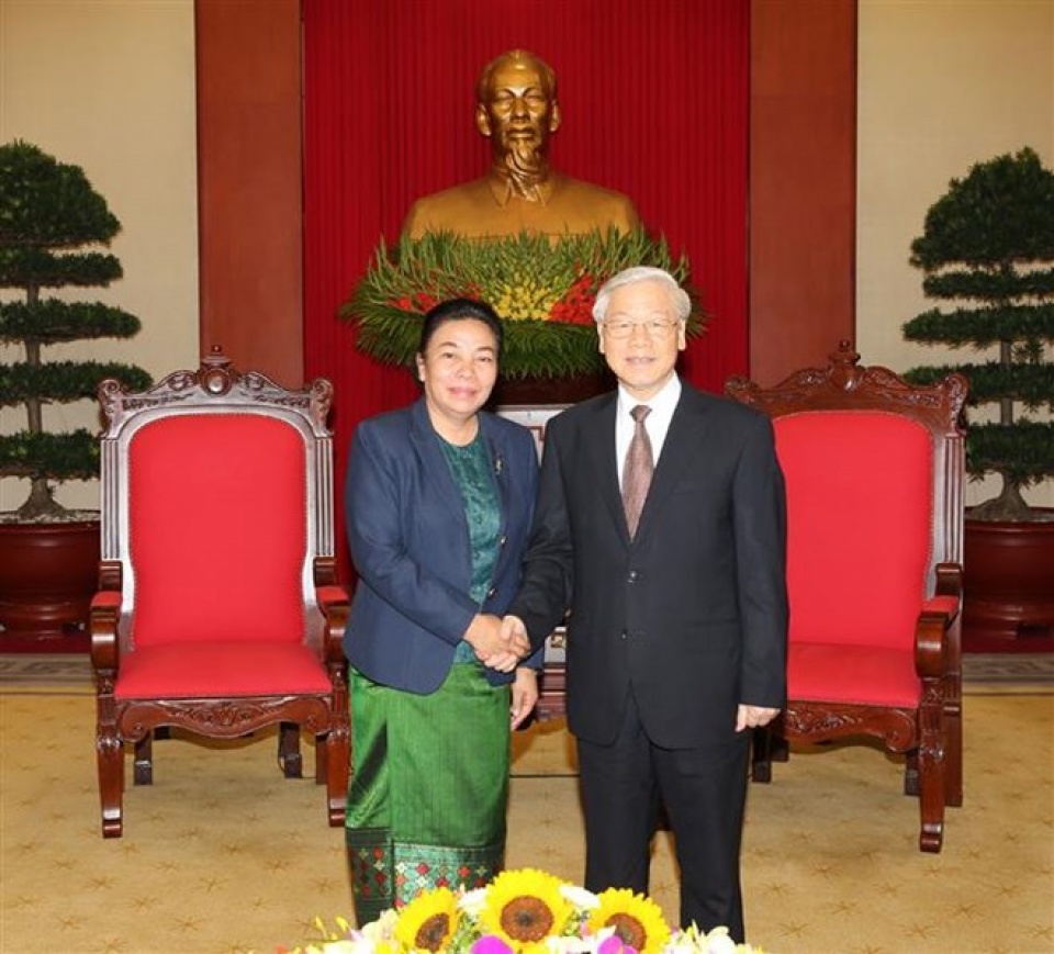 party chief meets lao party official for external relations