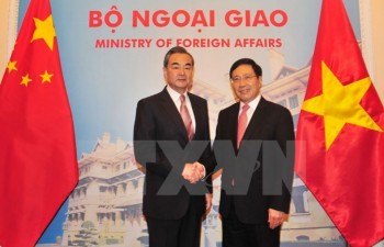 FM Pham Binh Minh holds talks with Chinese FM Wang Yi