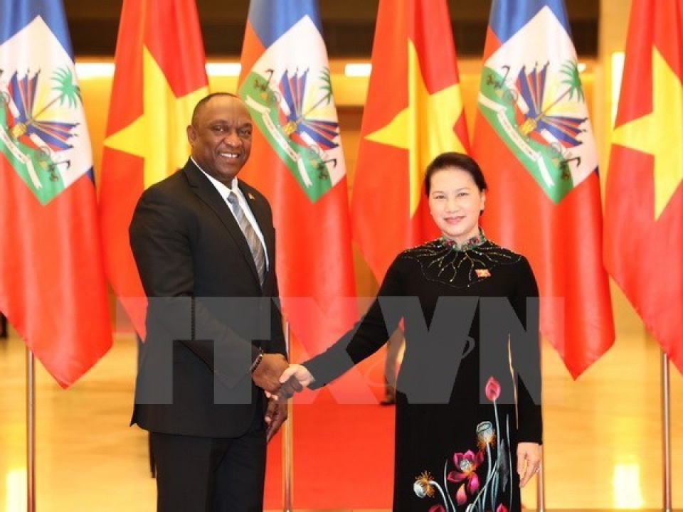 vietnam haiti parliament heads in talks