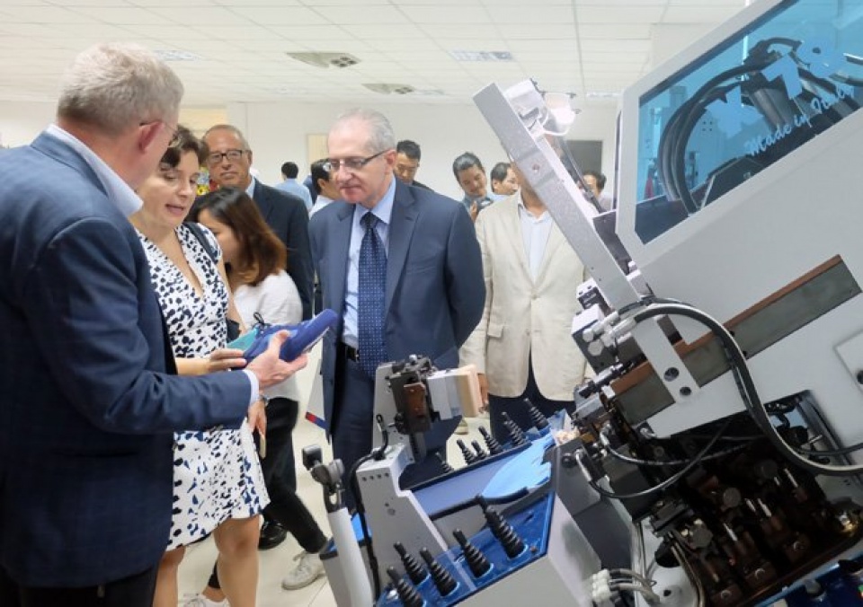 italy vietnam launch footwear tech centre