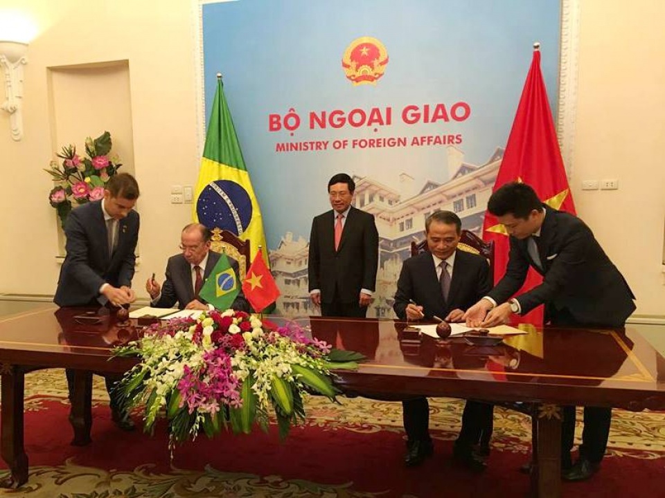 vietnam and brazil sign maritime transport agreement