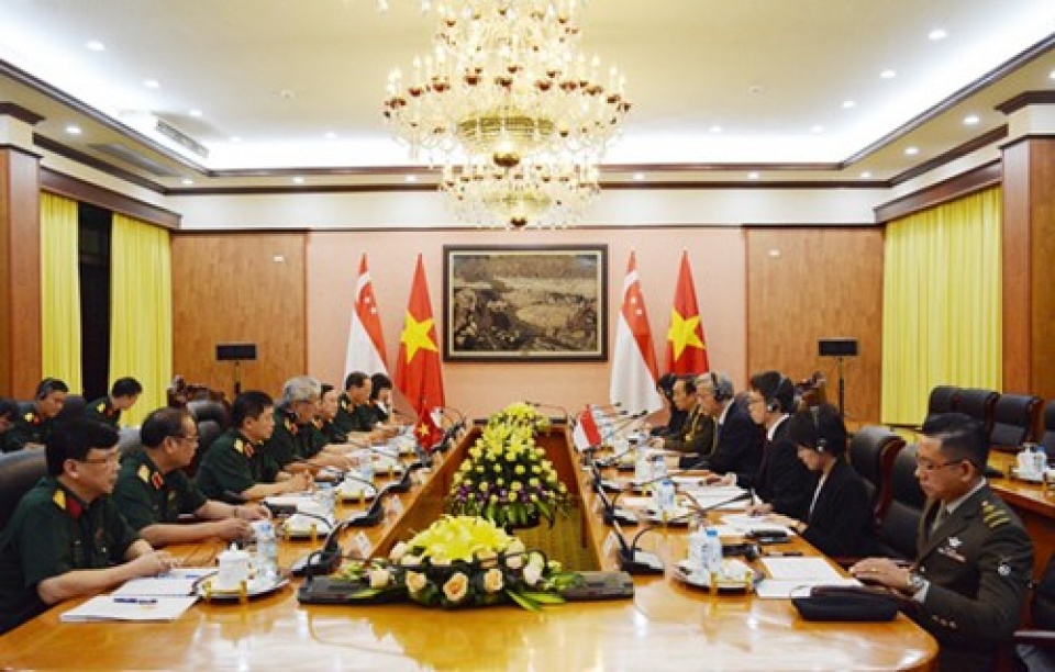 vietnam singapore hold 8th defence policy dialogue