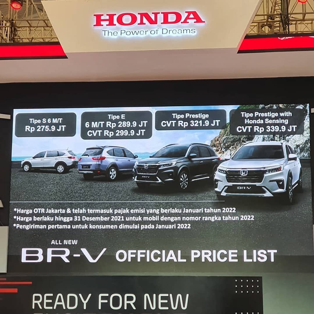 Honda BR-V 2022.