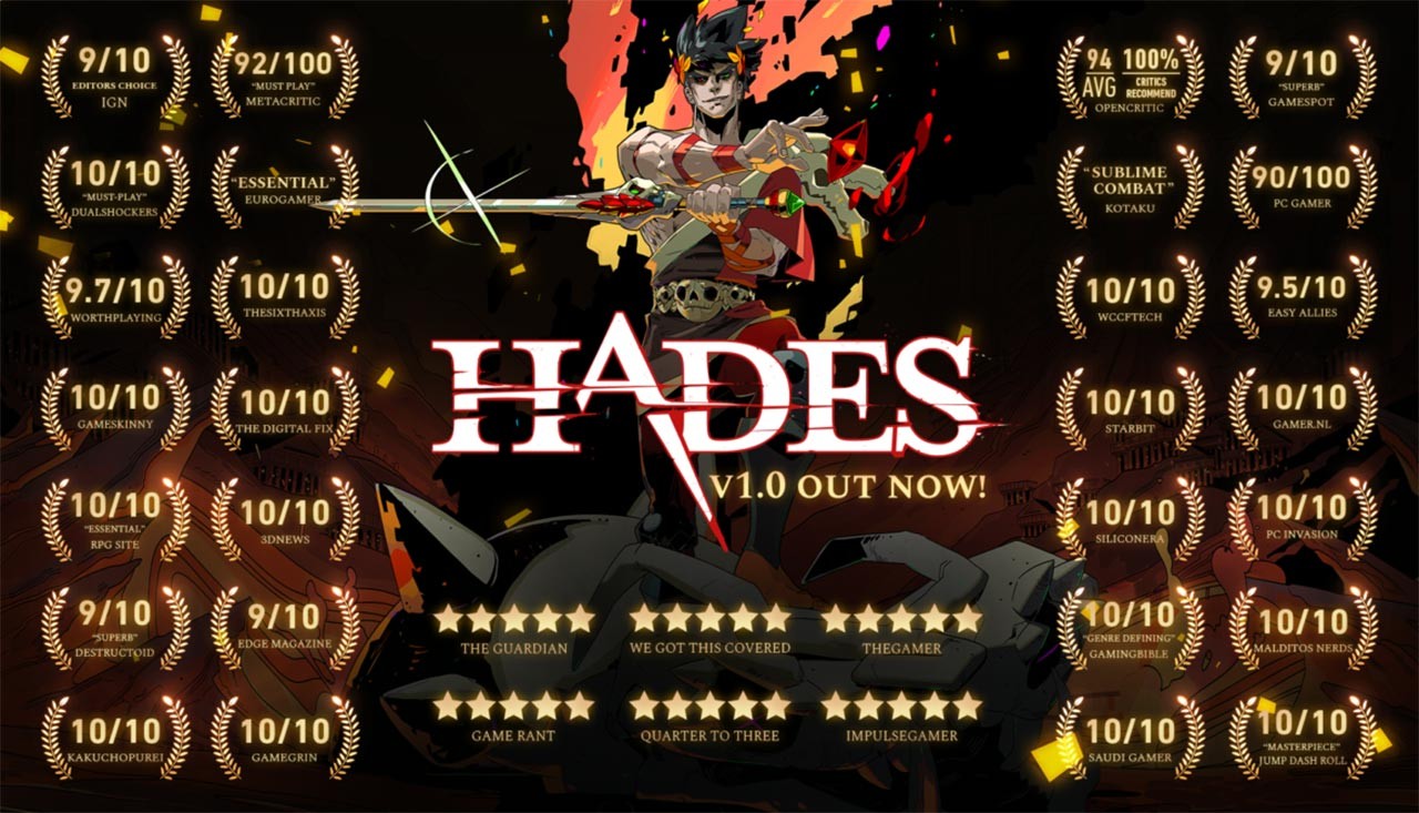 Hades lần đầu tiên giành giải thưởng văn học Hugo Awards