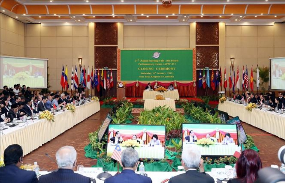 Việt Nam góp phần tăng cường quan hệ đối tác nghị viện châu Á - Thái Bình Dương