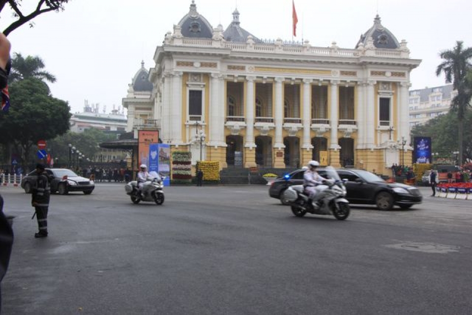 chu tich trieu tien kim jong un da toi ha noi