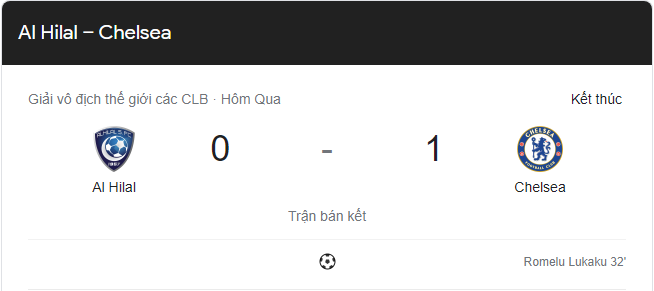 Link xem trực tiếp Chelsea vs Al Hilal (23h30 ngày 9/2) bán kết FIFA Club World Cup