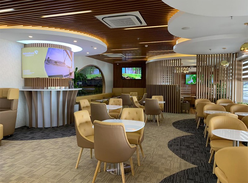 Phòng chờ tại sân bay quốc tế dành cho khách hàng ưu tiên Vietcombank Priority