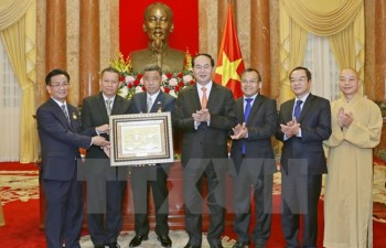 Chủ tịch nước tiếp đại biểu Việt kiều và Phật giáo An Nam tông tại Thái Lan