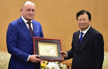 Phó Thủ tướng Trịnh Đình Dũng: Khuyến khích doanh nghiệp Nga mở rộng đầu tư tại Việt Nam