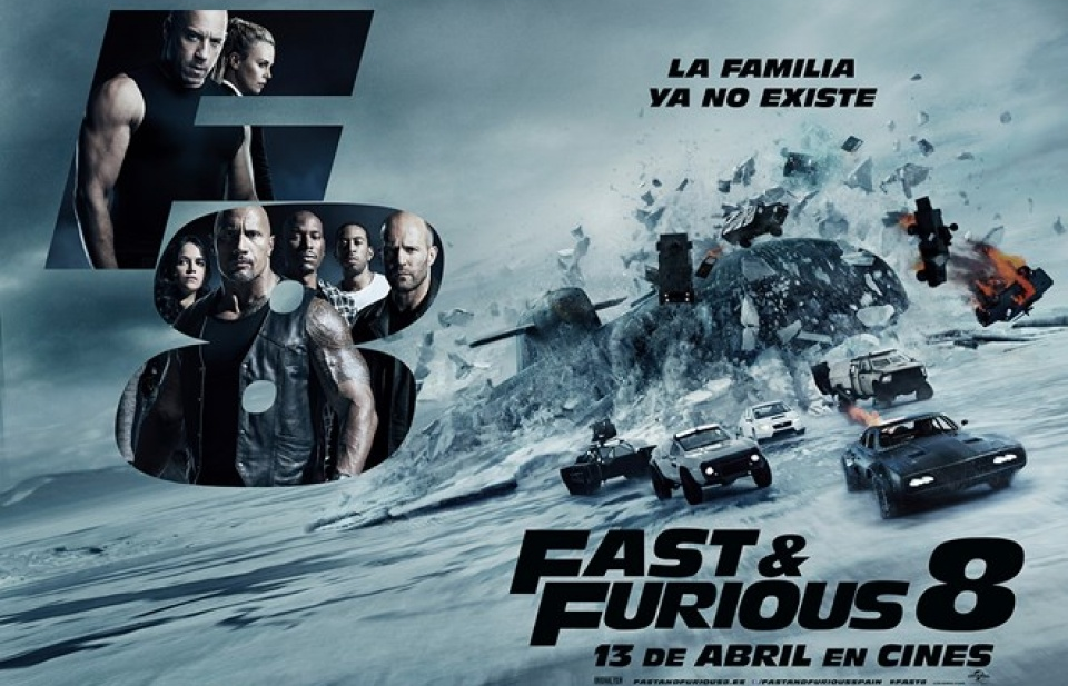 Fast and Furious 8 sắp đạt mốc doanh thu 1 tỷ USD trên toàn cầu