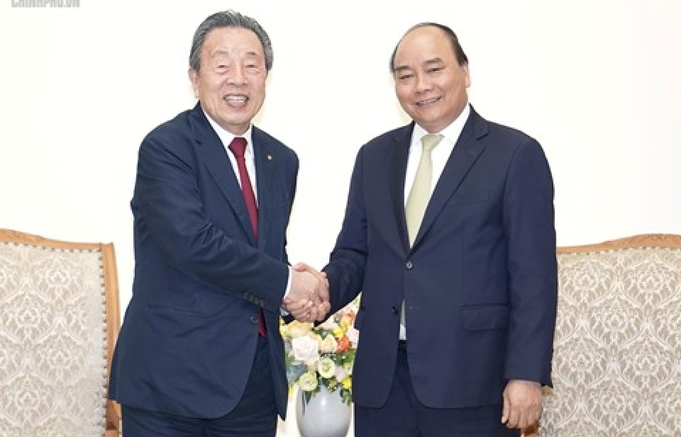 Thủ tướng Nguyễn Xuân Phúc tiếp Chủ tịch Tập đoàn Maruhan, Nhật Bản