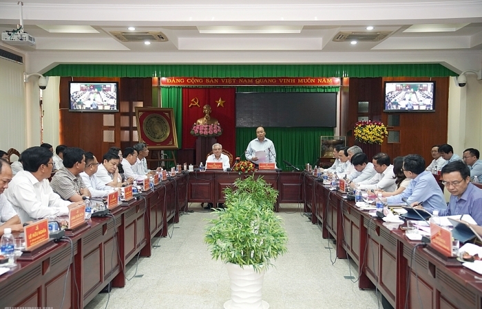 Thủ tướng Nguyễn Xuân Phúc làm việc với lãnh đạo tỉnh Sóc Trăng