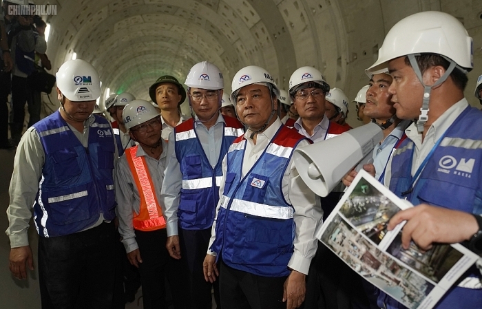 Thủ tướng Nguyễn Xuân Phúc thị sát tuyến Metro Bến Thành - Suối Tiên