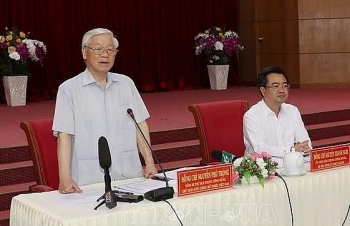 Tổng Bí thư, Chủ tịch nước Nguyễn Phú Trọng làm việc tại tỉnh Kiên Giang