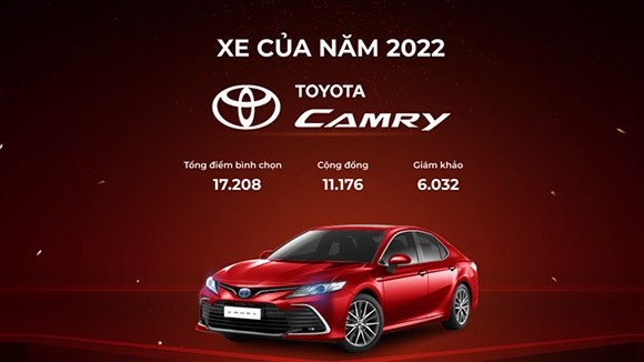 Xe của năm 2022: Vinh danh Toyota Camry