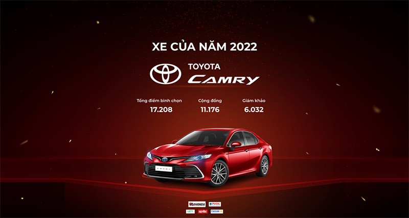 Xe của năm 2022: Vinh danh Toyota Camry