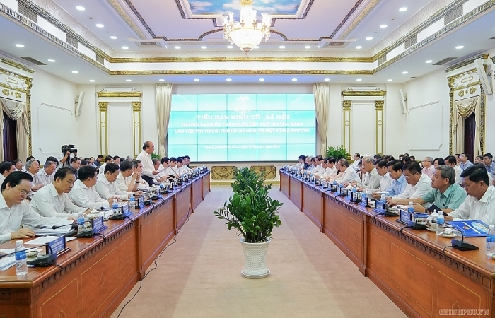 Tiểu ban Kinh tế - Xã hội Đại hội XIII của Đảng làm việc TP Hồ Chí Minh và một số địa phương