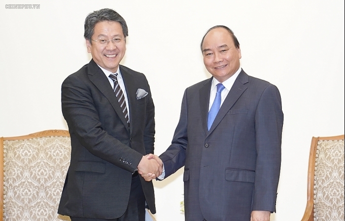 Thủ tướng Nguyễn Xuân Phúc tiếp Thống đốc Ngân hàng Hợp tác quốc tế Nhật Bản