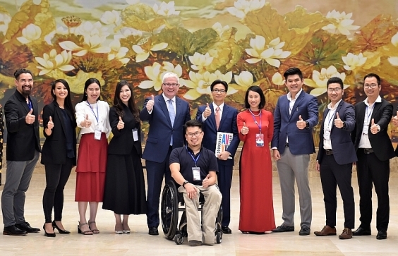 Phó Thủ tướng Vũ Đức Đam tiếp Diễn đàn Lãnh đạo trẻ Việt Nam - Australia
