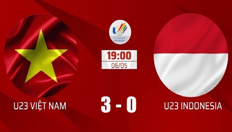 Link xem trực tiếp U23 Việt Nam vs U23 Indonesia (19h ngày 6/5): Chiến thắng mở màn Seagame 31