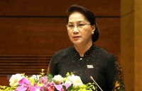 na chairwoman holds talks with chinese national peoples congress leader