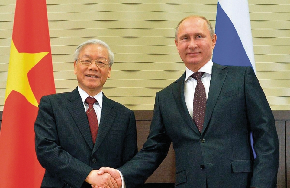 vietnamese russian leaders exchange greetings on friendship ties anniversary