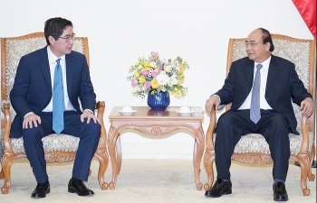 Thủ tướng Nguyễn Xuân Phúc tiếp Tổng Giám đốc Tập đoàn JG Summit Holdings (Philippines)