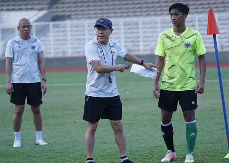 HLV Shin Tae Yong sẽ dẫn dắt đội U19 Indonesia thi đấu ở giải U19 Đông Nam Á (Ảnh: PSSI)