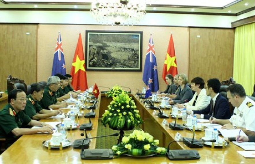 Việt Nam và New Zealand tăng cường hợp tác quốc phòng song phương