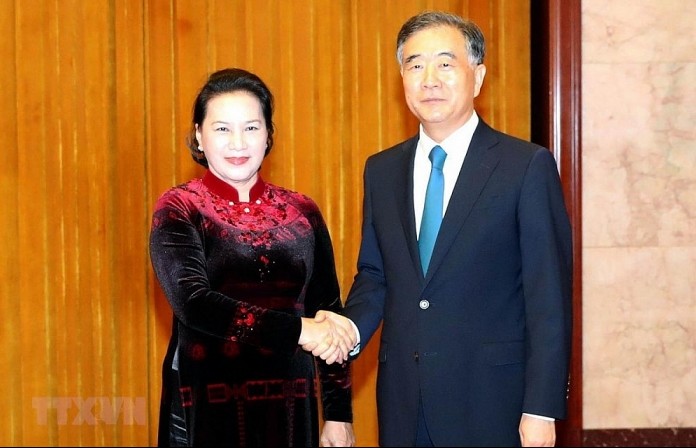 Chủ tịch Quốc hội Nguyễn Thị Kim Ngân làm việc với Chủ tịch Chính hiệp Trung Quốc