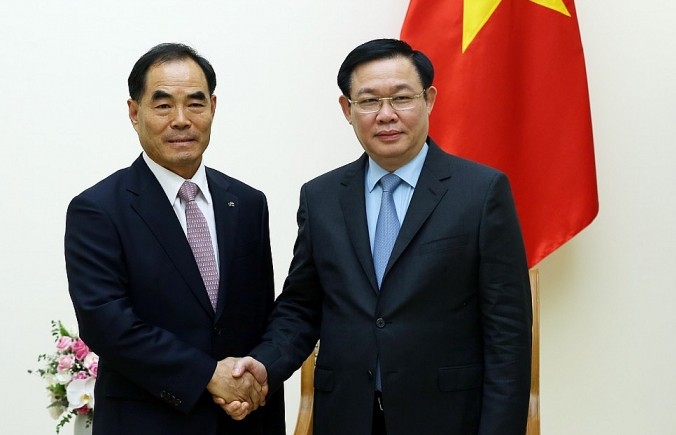 Phó Thủ tướng Vương Đình Huệ tiếp Chủ tịch Tập đoàn KRC