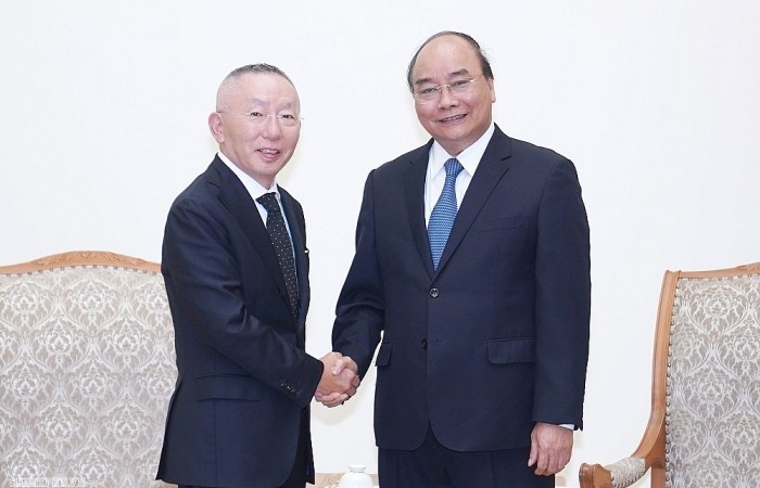 Thủ tướng Nguyễn Xuân Phúc tiếp Chủ tịch Tập đoàn Fast Retailing, Nhật Bản