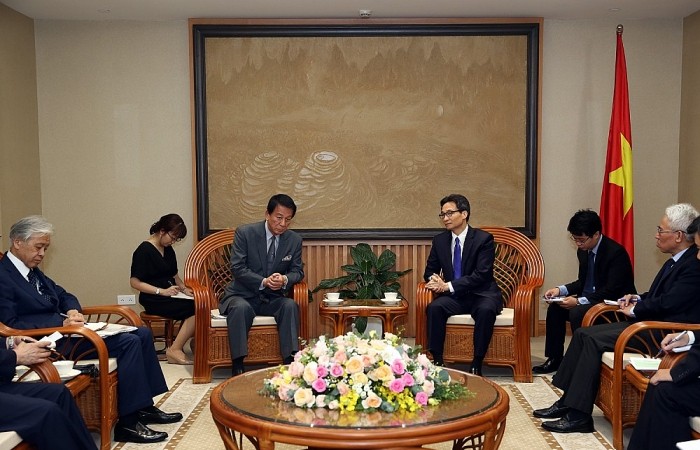 Phó Thủ tướng Vũ Đức Đam tiếp Đại sứ đặc biệt Việt-Nhật