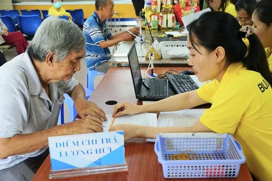 Lịch chi trả lương hưu tháng 7/2026 khi áp dụng mức tăng 8%