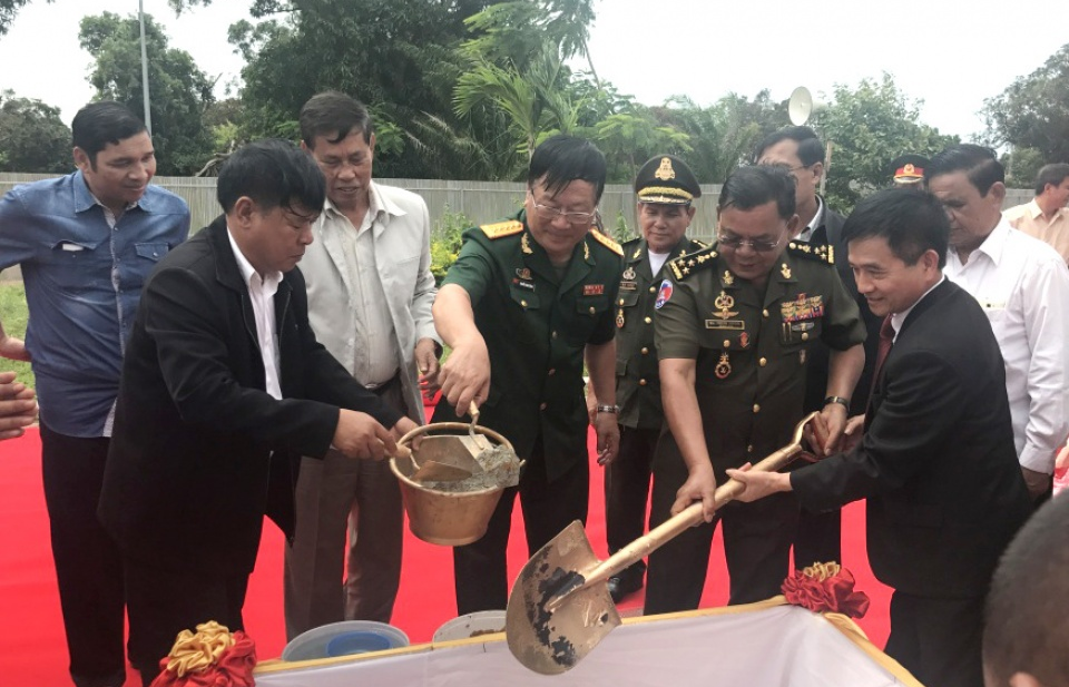 Khởi công tượng đài hữu nghị Việt Nam - Campuchia tại tỉnh Kep