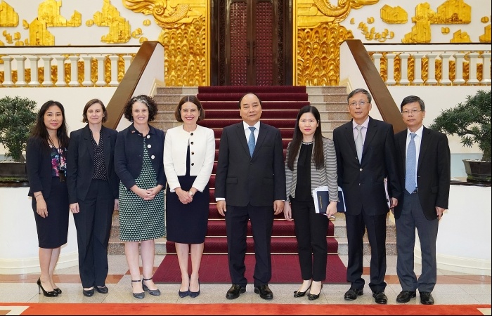Thủ tướng Nguyễn Xuân Phúc tiếp Đại sứ Australia Robyn Mudie
