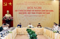 bo chinh tri hop cho y kien hoan thien du thao van kien dai hoi xiii cua dang