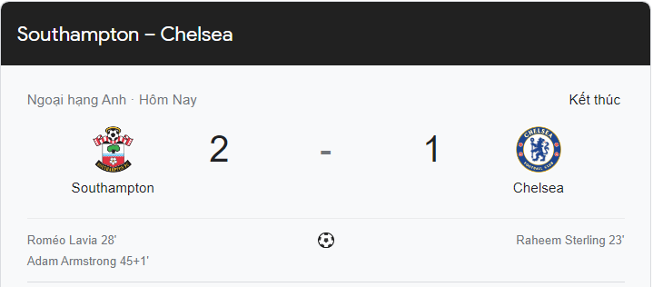 Link xem trực tiếp Chelsea vs Southampton (01h45 ngày 31/8) vòng 5 Ngoại hạng Anh