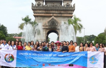 Chuyến đi kết nối tình hữu nghị phụ nữ ba nước Việt Nam - Lào - Campuchia